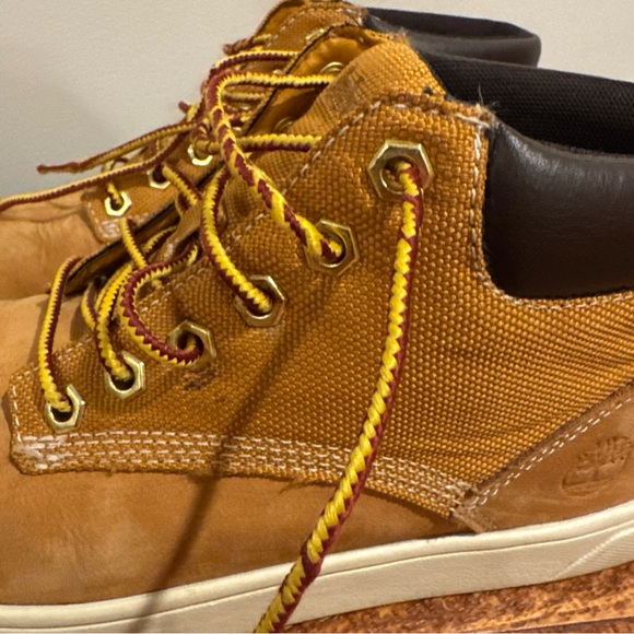 TIMBERLAND Men's Groveton Plain Toe Chukka SIZE 7.5 WHEAT - Picture 2 of 10